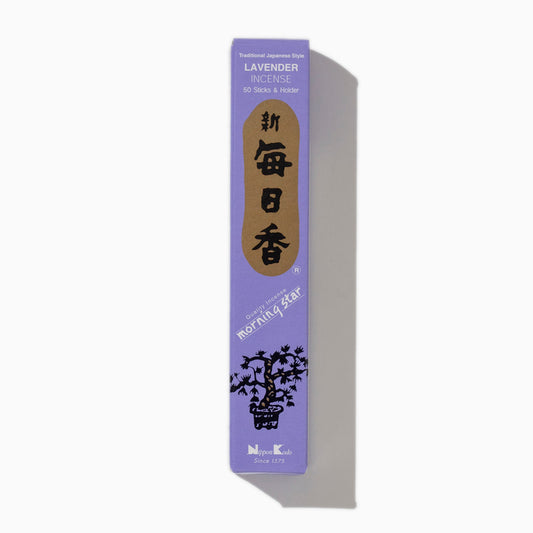 Morning Star LAVENDER - Incense sticks and holder