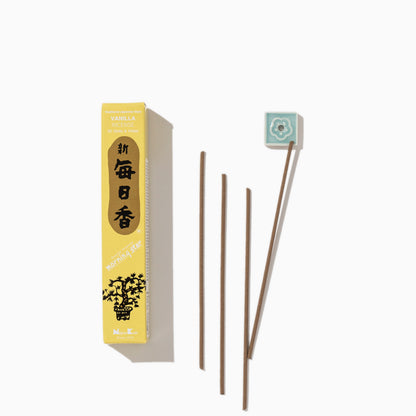 Morning Star VANILLA - Incense sticks and holder