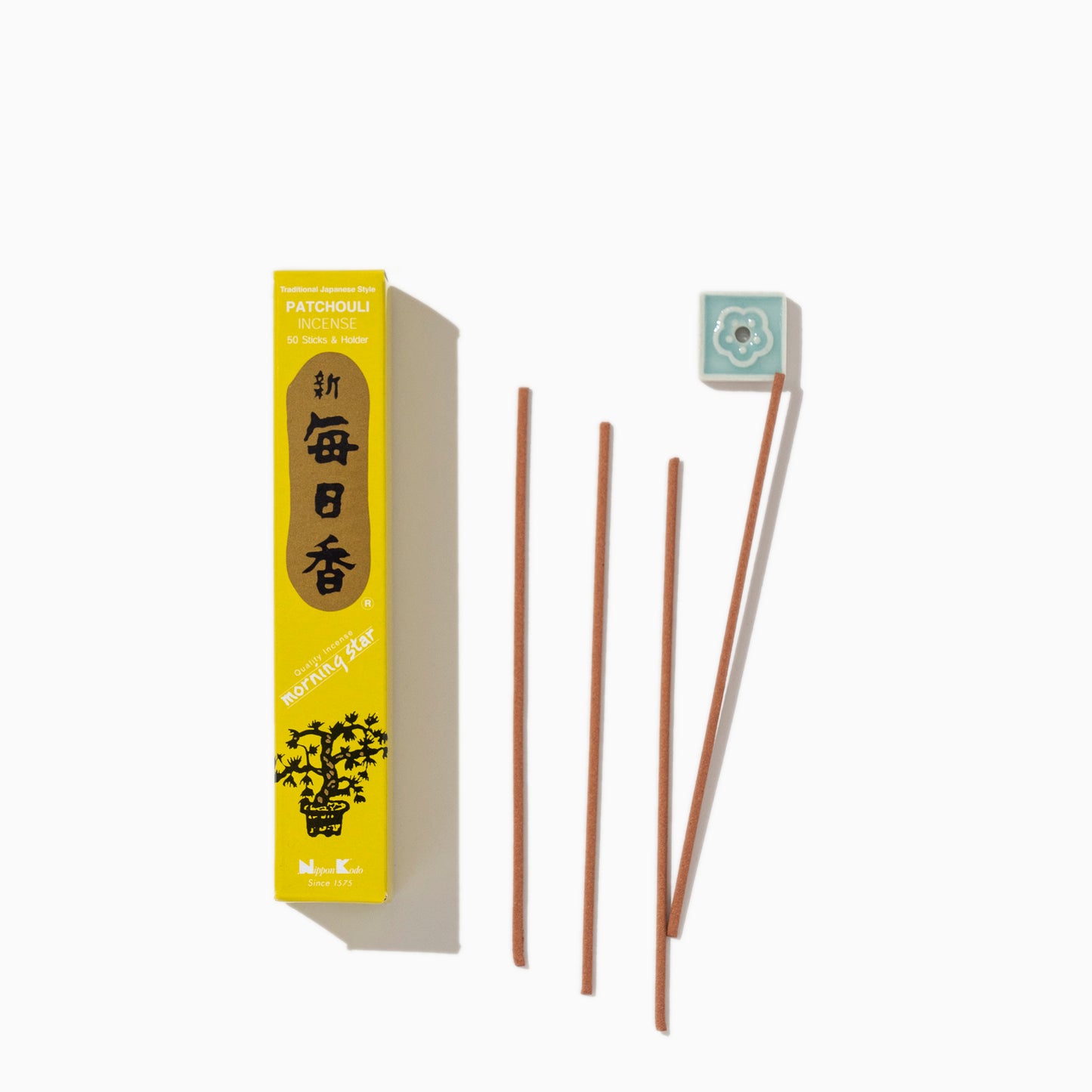 Morning Star PATCHOULI - Incense sticks and holder