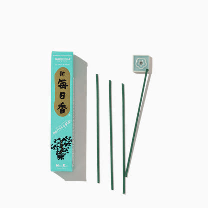 Morning Star GARDENIA - Incense sticks and holder