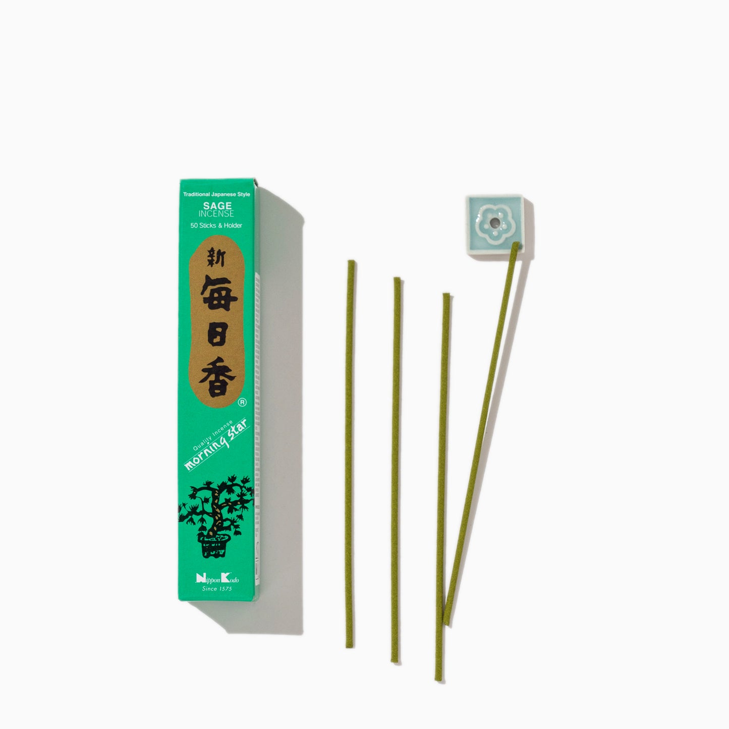 Morning Star SAGE - Incense sticks and holder