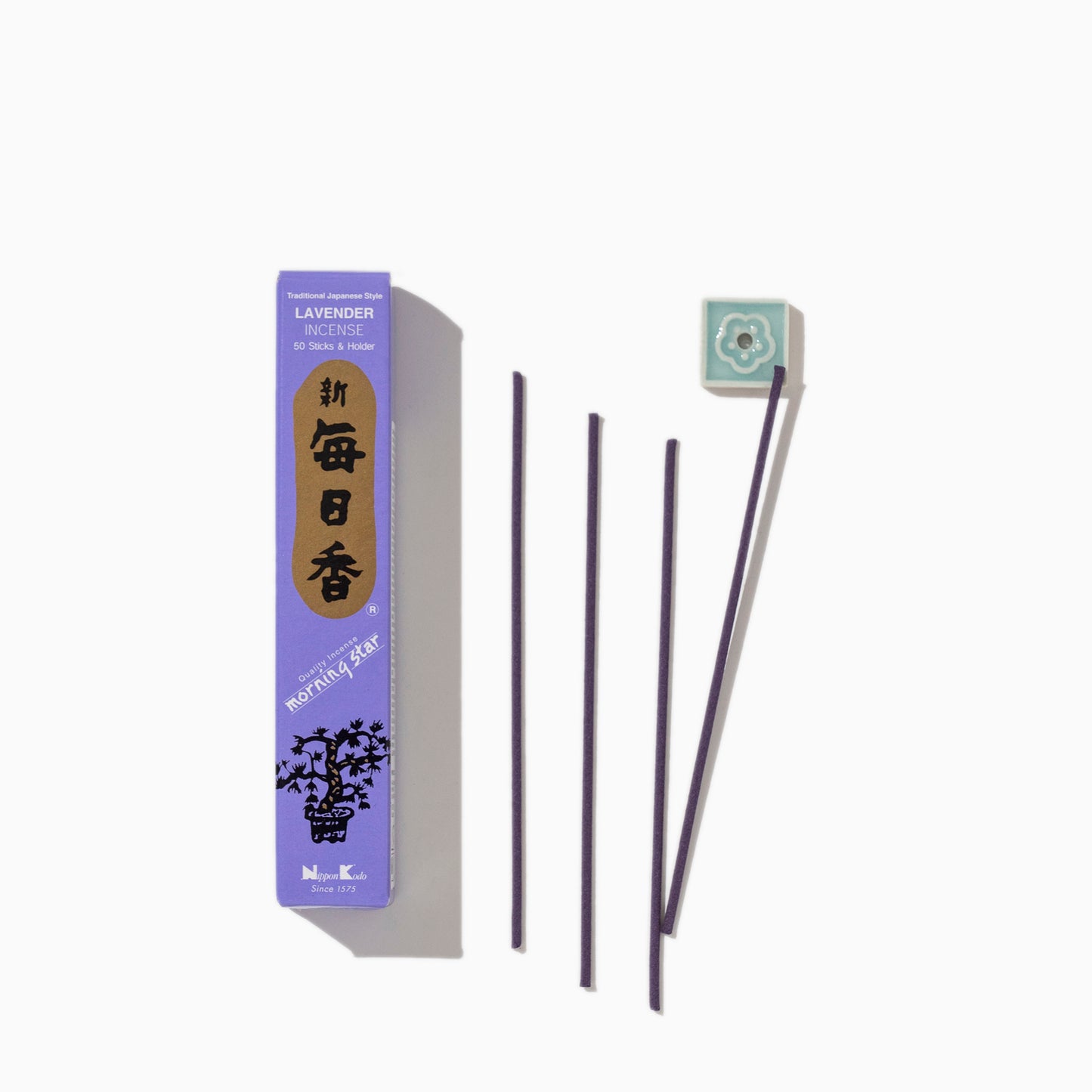 Morning Star LAVENDER - Incense sticks and holder