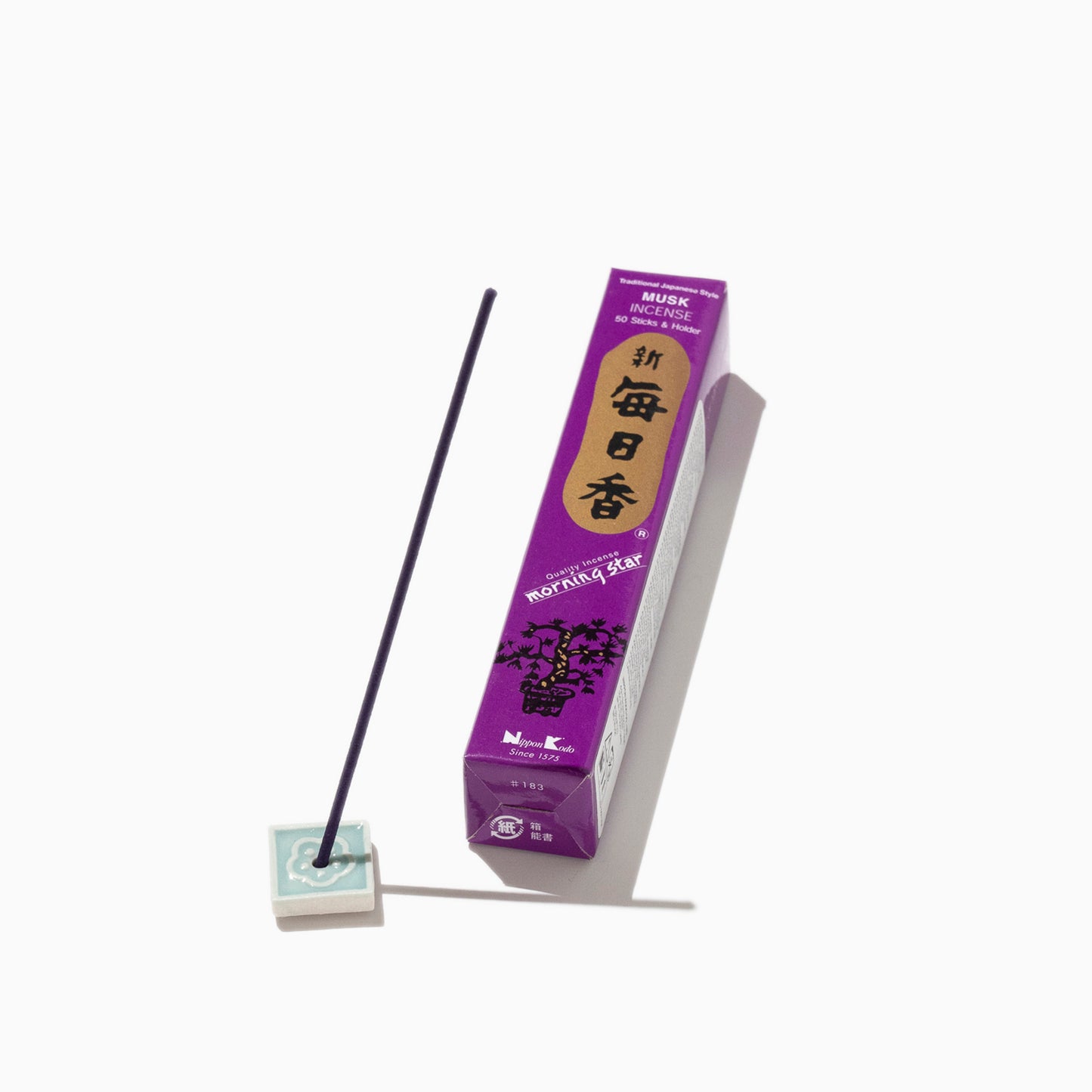 Morning Star MUSK - Incense sticks and holder