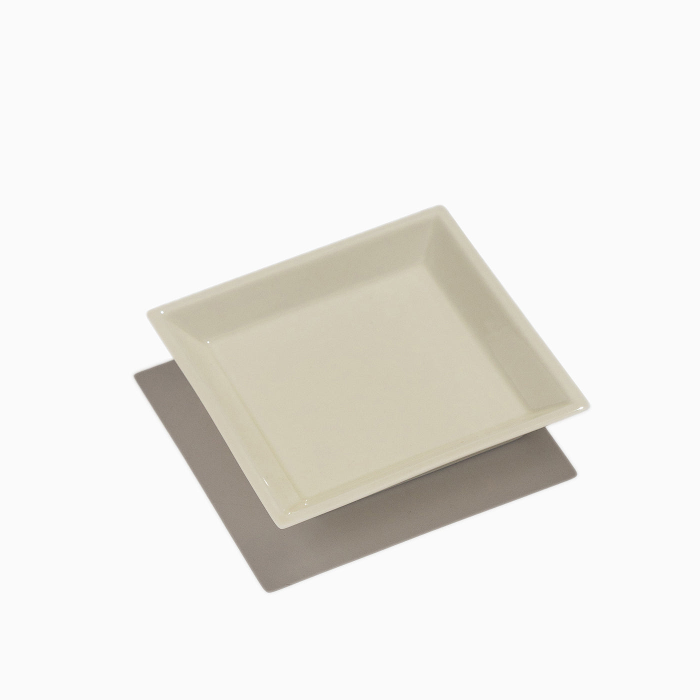 Cream Porcelain Incense Tray / Shoyeido