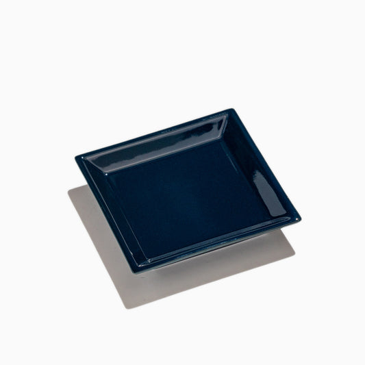 Dark Blue Porcelain Incense Tray / Shoyeido