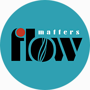 Round logo for Flow Matters Ltd. Ireland - e-commerce website for incense in Ireland