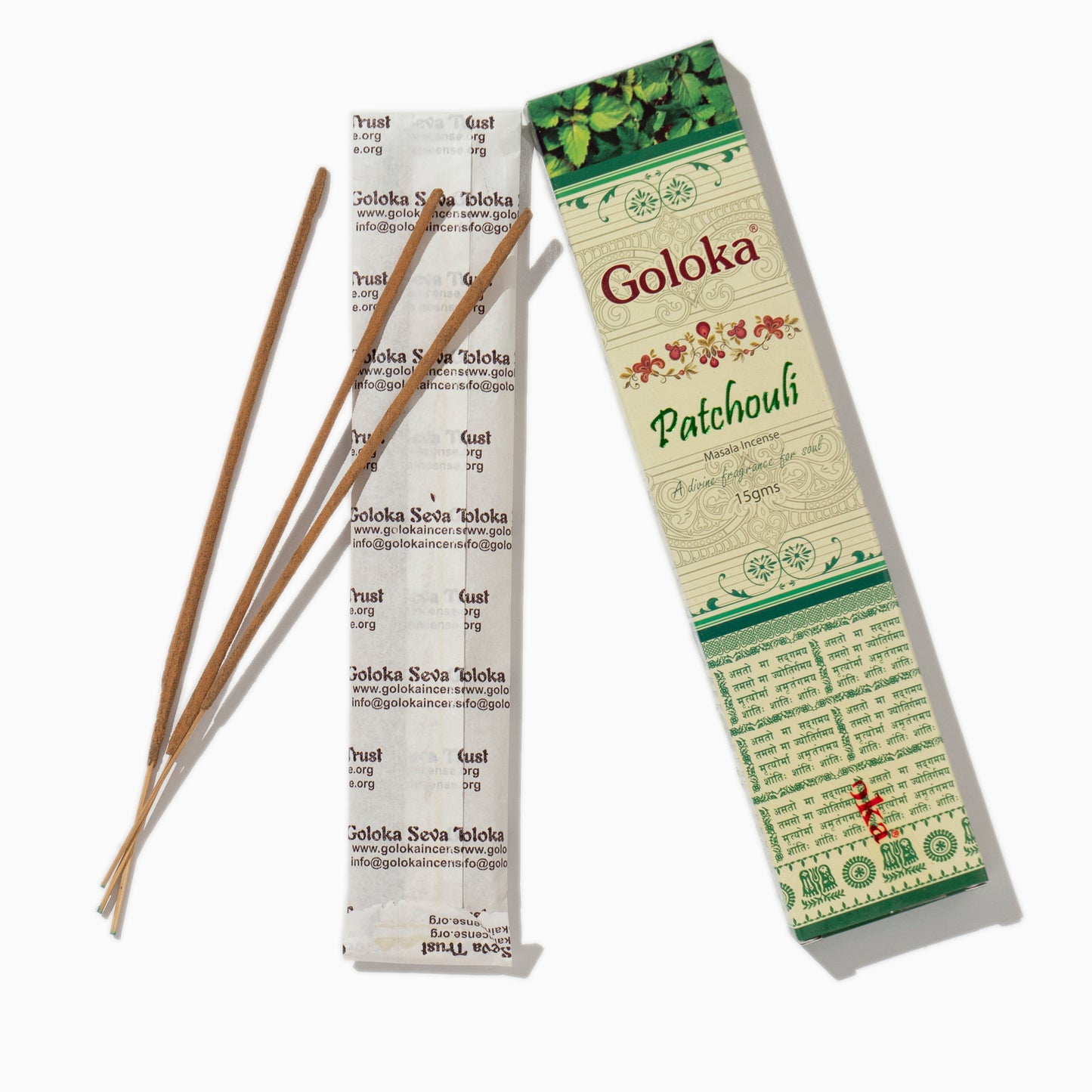 PATCHOULI - Masala Incense by Goloka